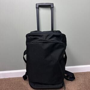 Vera Bradley Wheeled Carry-On Roller Suitcase Luggage Black Travel Bag